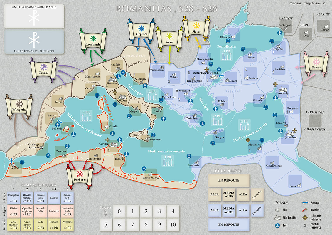 map romanistas